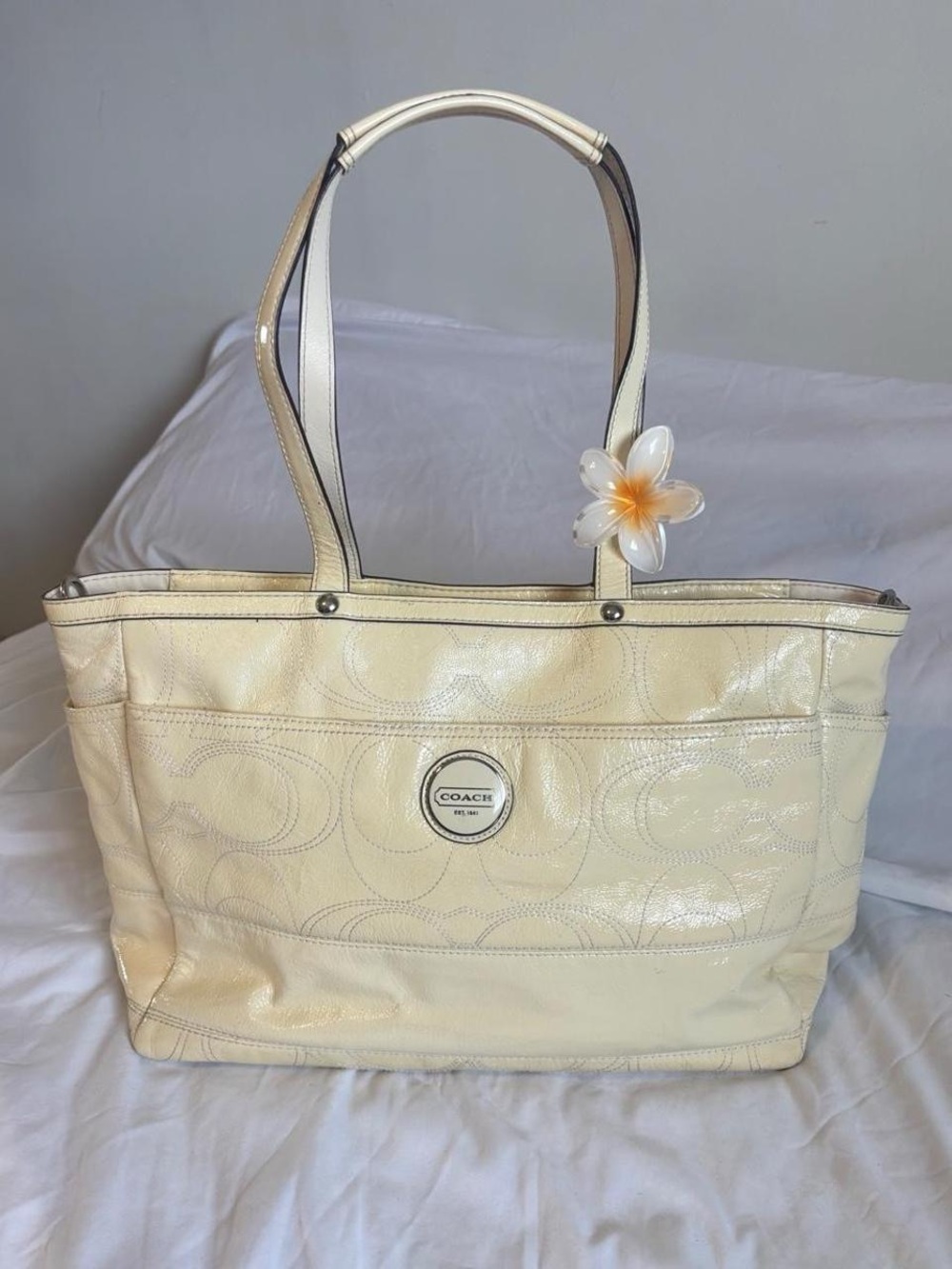 Vintage Coach Tote Bag